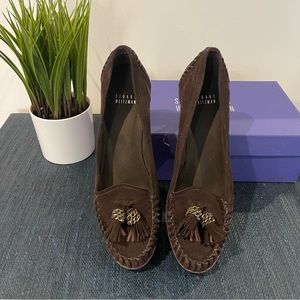 Stuart Weitzman Mocturtle Suede Pump